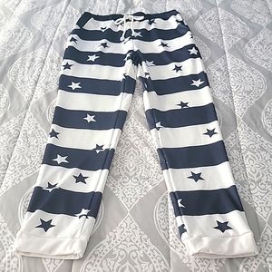 stripes and stars Junior Medium joggers